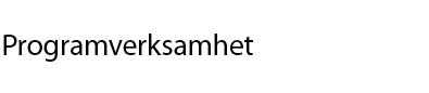 Programverksamhet